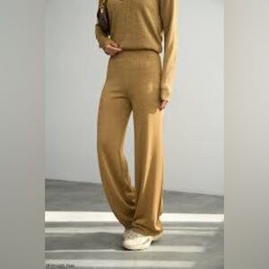 Current Air Tan Wide Leg Pants